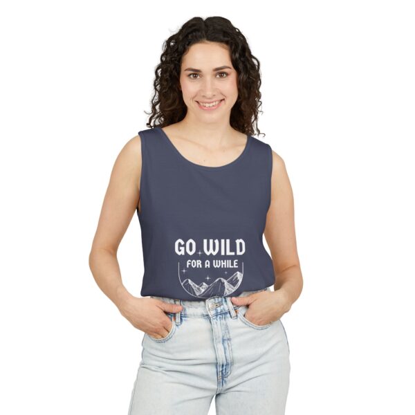 Go Wild | Unisex Garment-Dyed Tank Top 100% Cotton - Image 27