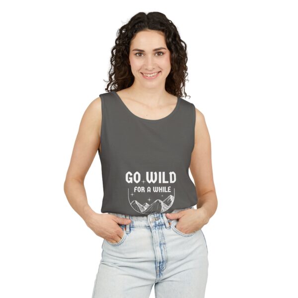 Go Wild | Unisex Garment-Dyed Tank Top 100% Cotton - Image 7