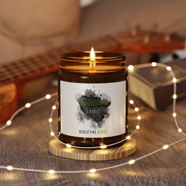 Ignite the Hearth of your Hall | Scented Soy Candle (Multi-Size, Amber Jar) - Image 7