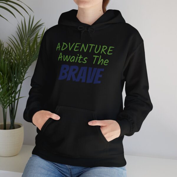 Adventure Is For the Brave | Unisex Heavy Blend™ Hooded Sweatshirt - Image 5