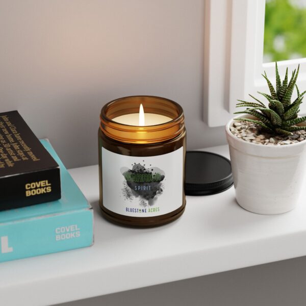 Ignite the Hearth of your Hall | Scented Soy Candle (Multi-Size, Amber Jar) - Image 8