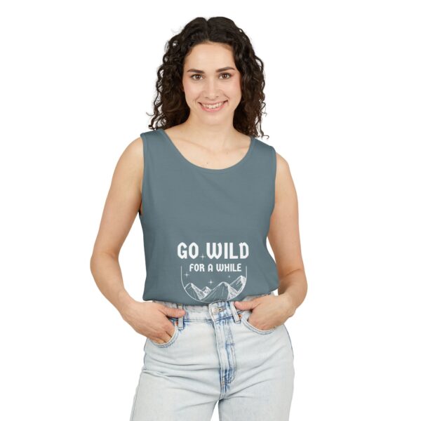 Go Wild | Unisex Garment-Dyed Tank Top 100% Cotton - Image 23