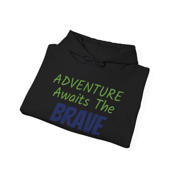 Adventure Is For the Brave | Unisex Heavy Blend™ Hooded Sweatshirt - Image 4