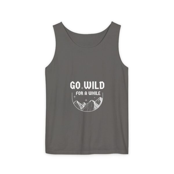 Go Wild | Unisex Garment-Dyed Tank Top 100% Cotton - Image 5