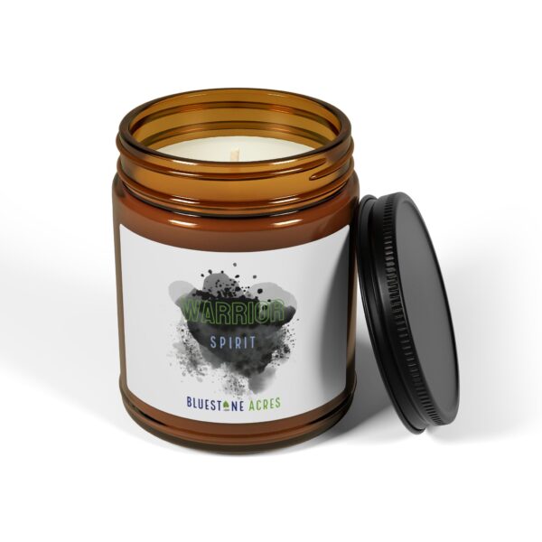 Ignite the Hearth of your Hall | Scented Soy Candle (Multi-Size, Amber Jar) - Image 6