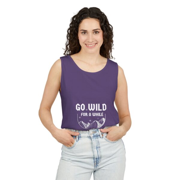 Go Wild | Unisex Garment-Dyed Tank Top 100% Cotton - Image 39