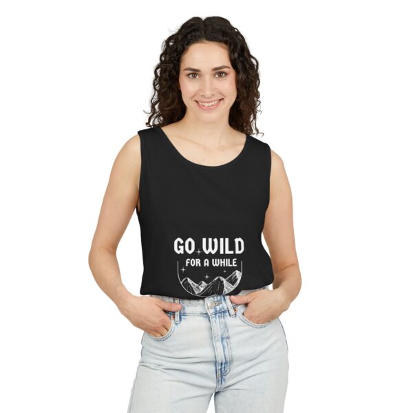 Go Wild | Unisex Garment-Dyed Tank Top 100% Cotton - Image 35