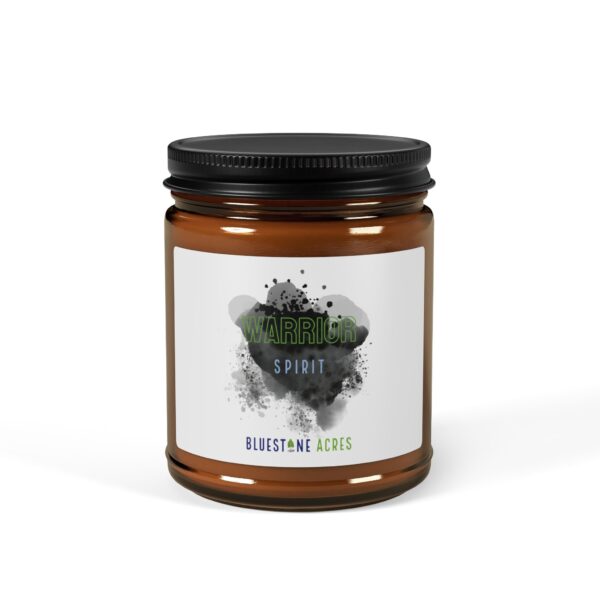 Ignite the Hearth of your Hall | Scented Soy Candle (Multi-Size, Amber Jar) - Image 5