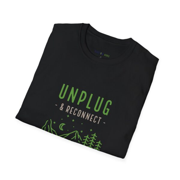 Unisex Tee - Unplug and Reconnect Born to be Wild T-Shirt - Image 4