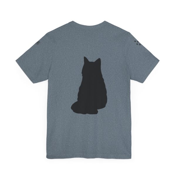 Unisex Jersey Short Sleeve Tee - Black Cat Tee - Image 22