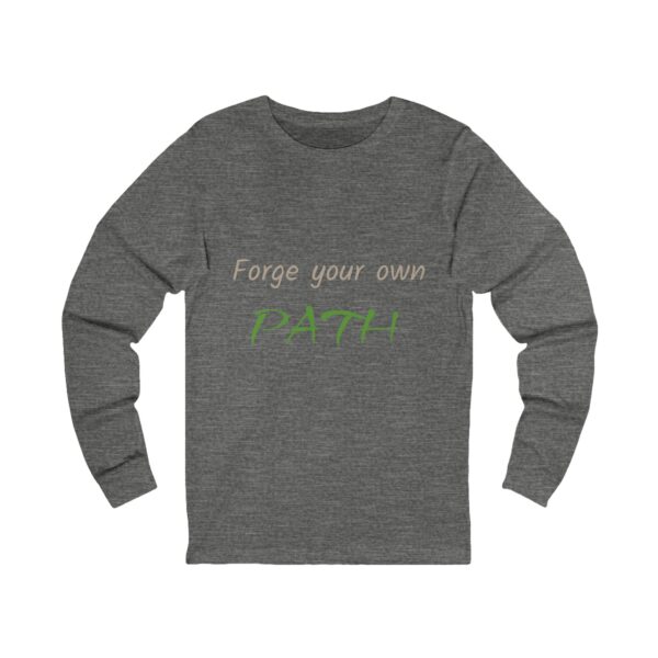 Unisex Jersey Long Sleeve Tee - Individuality - Image 3