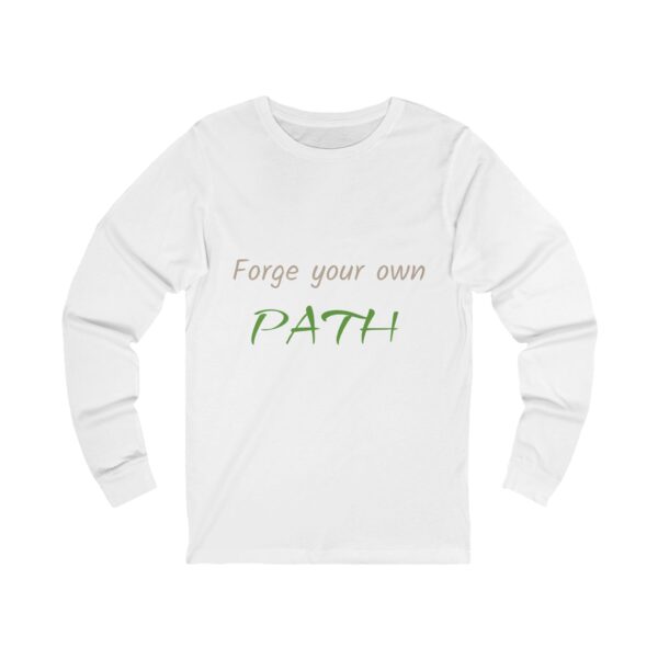 Unisex Jersey Long Sleeve Tee - Individuality - Image 2