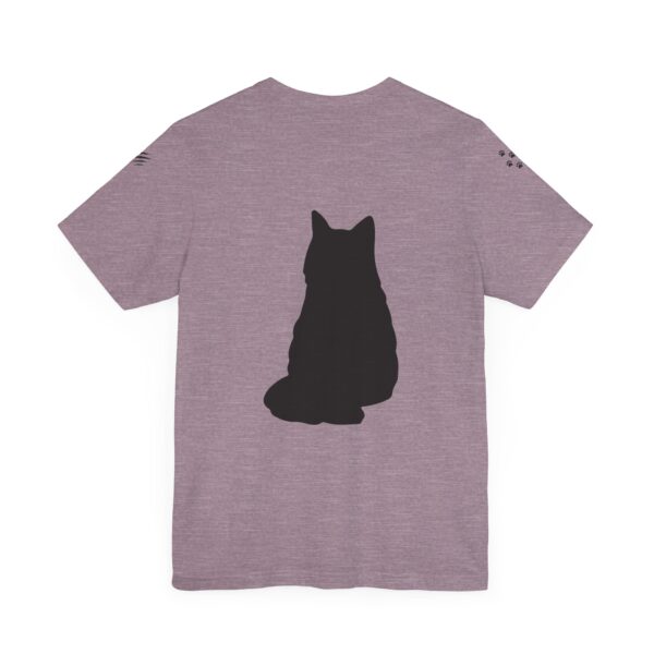 Unisex Jersey Short Sleeve Tee - Black Cat Tee - Image 30