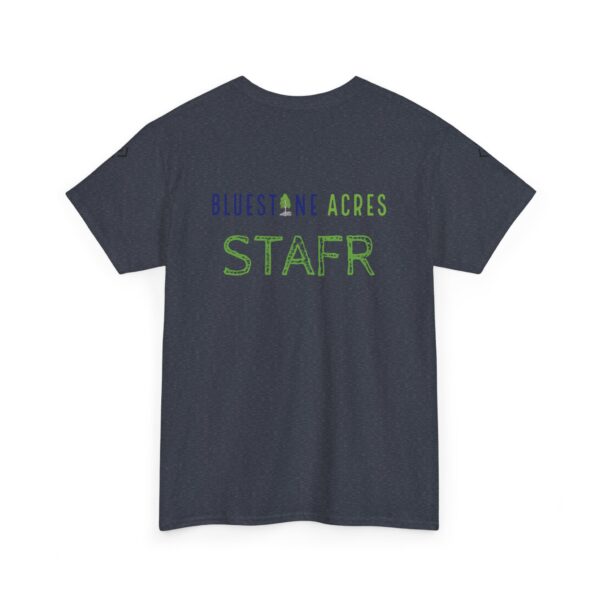 Bluestone Acres STAFF Uniform - Unisex Heavy Cotton Tee - Image 36