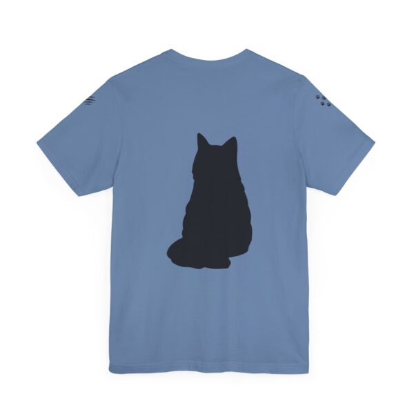 Unisex Jersey Short Sleeve Tee - Black Cat Tee - Image 28