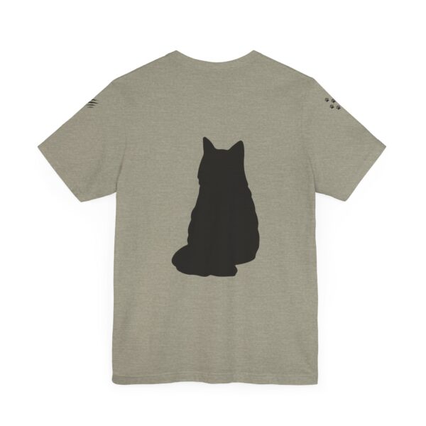 Unisex Jersey Short Sleeve Tee - Black Cat Tee - Image 9