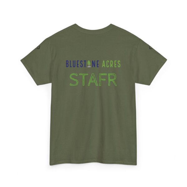 Bluestone Acres STAFF Uniform - Unisex Heavy Cotton Tee - Image 12