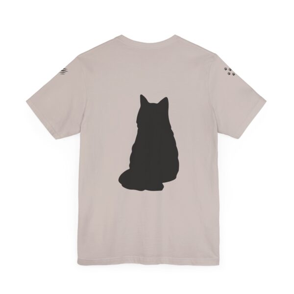 Unisex Jersey Short Sleeve Tee - Black Cat Tee - Image 12