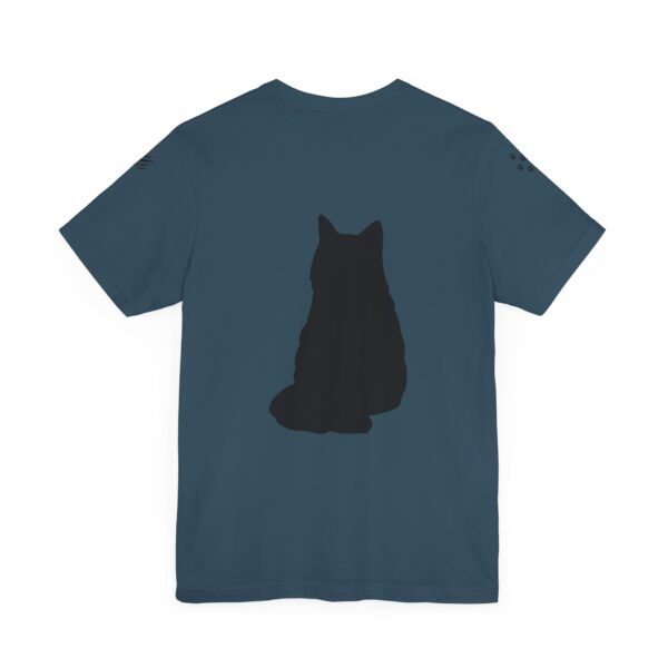 Unisex Jersey Short Sleeve Tee - Black Cat Tee - Image 26