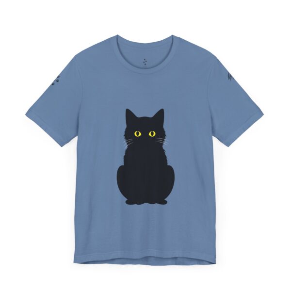 Unisex Jersey Short Sleeve Tee - Black Cat Tee - Image 27