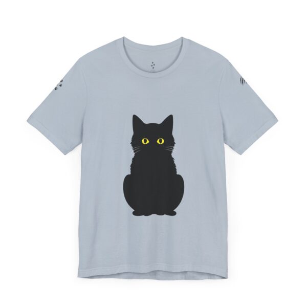 Unisex Jersey Short Sleeve Tee - Black Cat Tee - Image 17