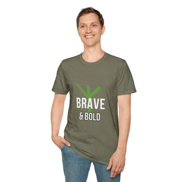 Unisex Softstyle T-Shirt - Brave and Bold but Kind - Image 9