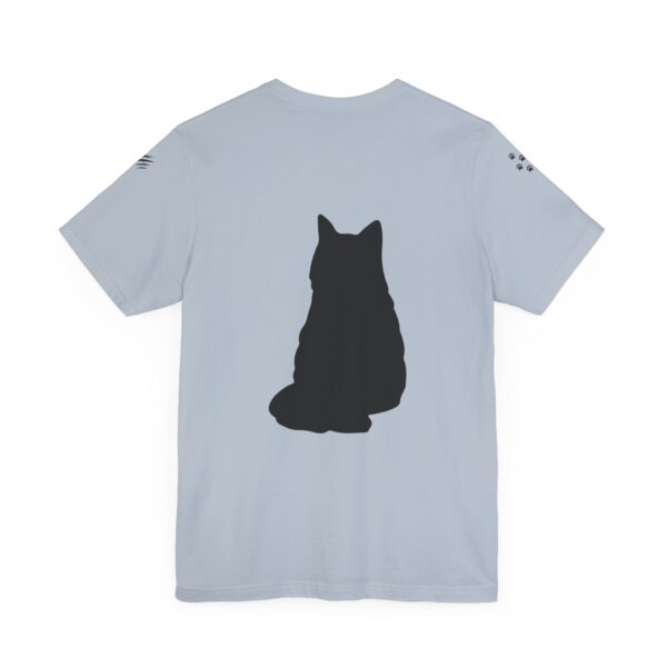 Unisex Jersey Short Sleeve Tee - Black Cat Tee - Image 18