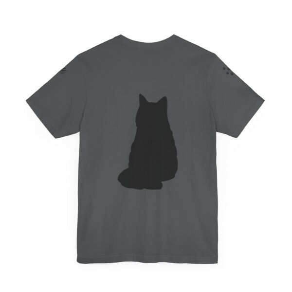 Unisex Jersey Short Sleeve Tee - Black Cat Tee - Image 24