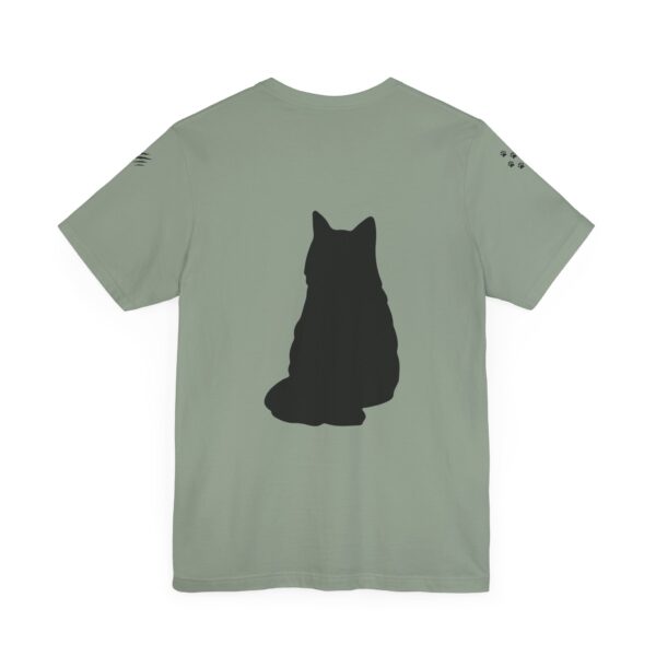 Unisex Jersey Short Sleeve Tee - Black Cat Tee - Image 14