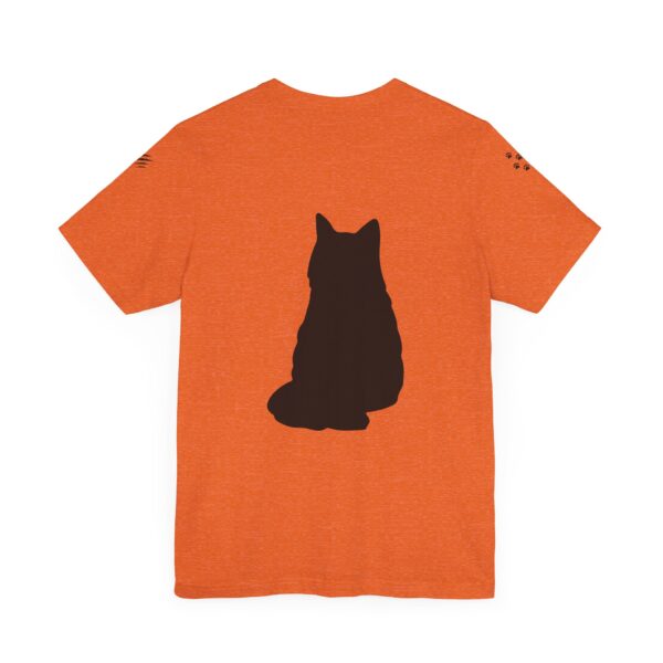 Unisex Jersey Short Sleeve Tee - Black Cat Tee - Image 5